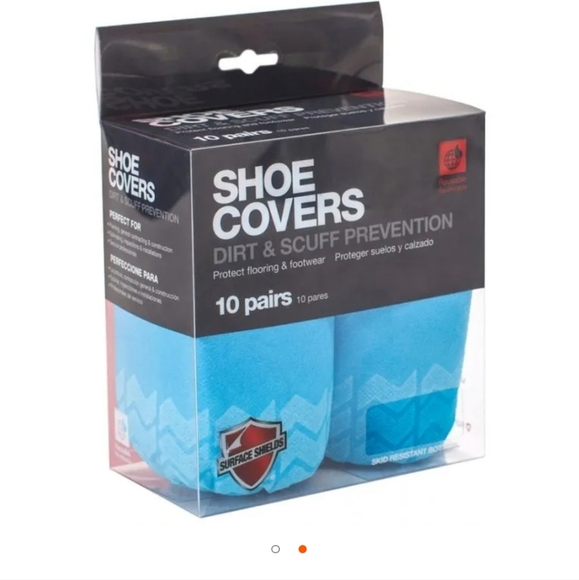 Reusable Shoe Blue Covers 10 pairs NWT - Picture 1 of 8